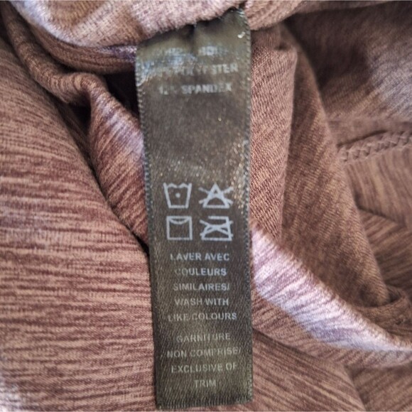 Kyodan Womens Pullover Hoodie Activewear Heather Plum Long Sleeve Workout Medium - Picture 5 of 8